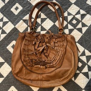 Lucky Penny leather purse. Anthropologie. Leather.
